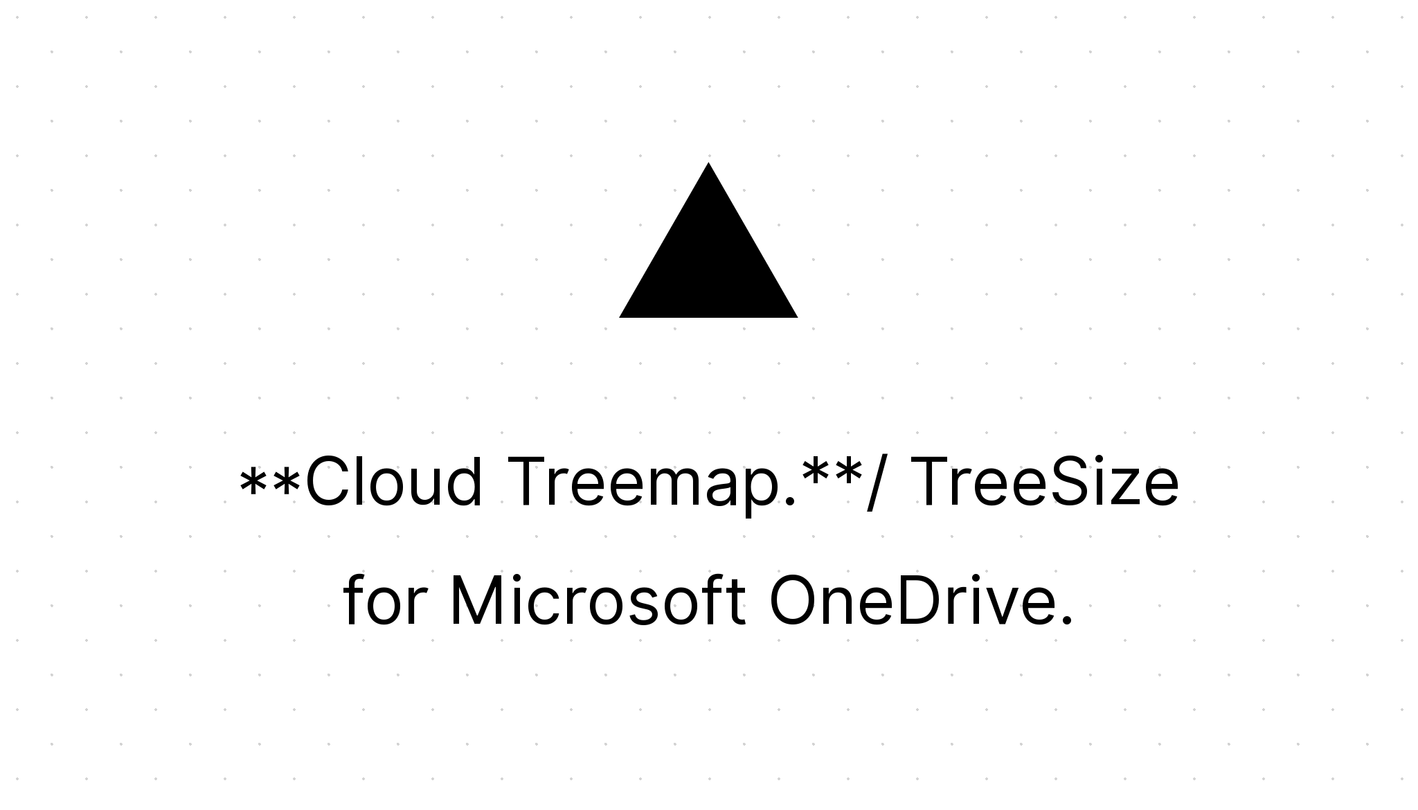 TreeSize for Microsoft OneDrive - Cloud Treemap