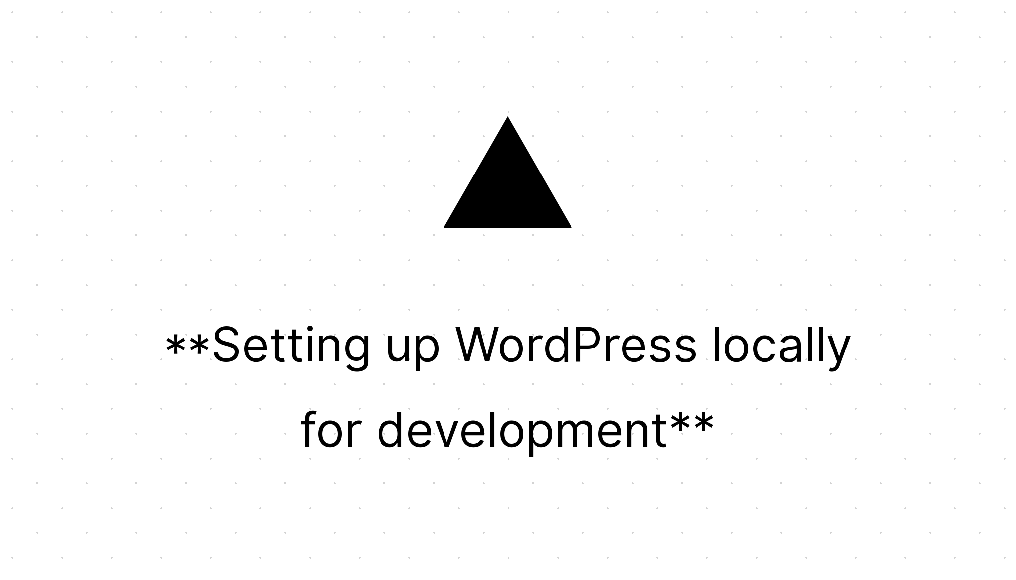 Setting up WordPress locally for development — Jaydeep Das