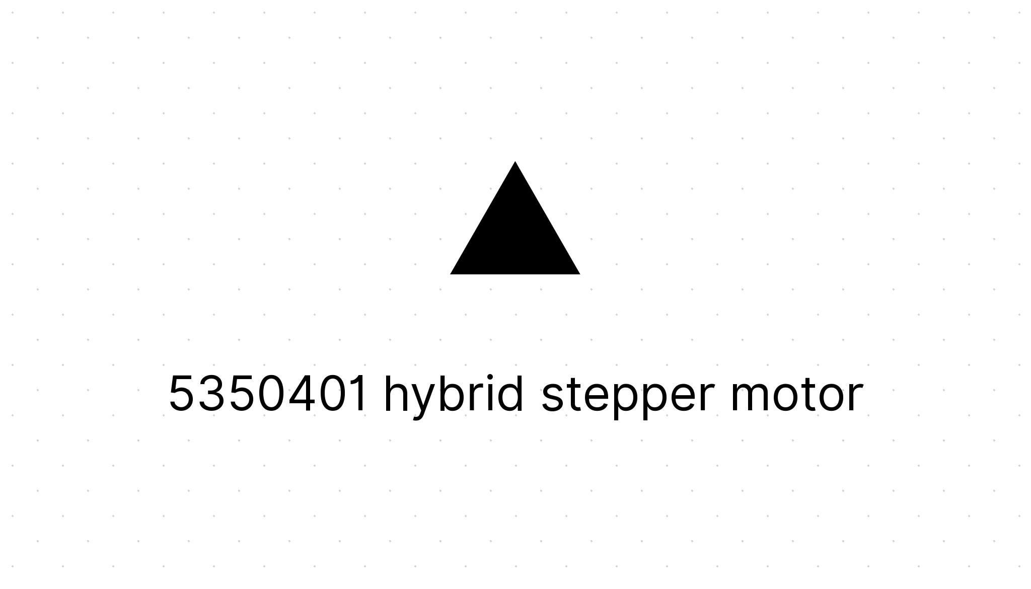 RS PRO Hybrid Stepper Motor, 0.44 Nm Torque, 2.8 V, 0.9°, 42.3 x