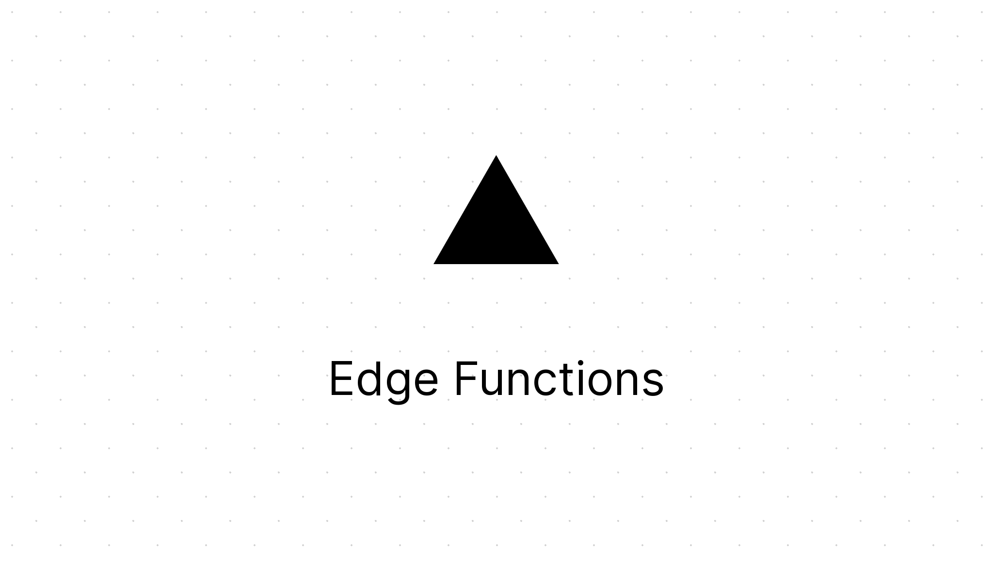 Edge Functions