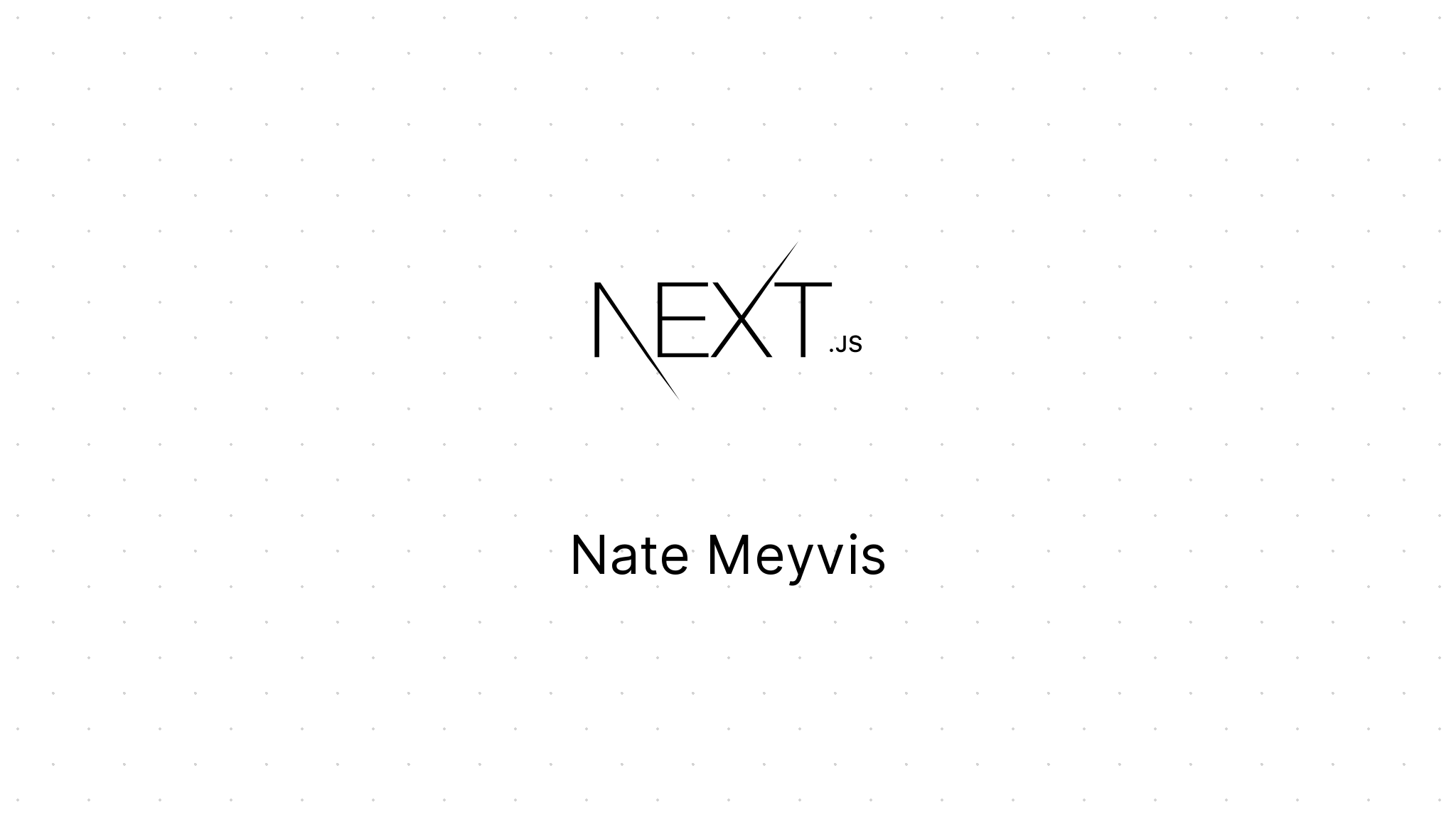 Thumbnail of Nate Meyvis