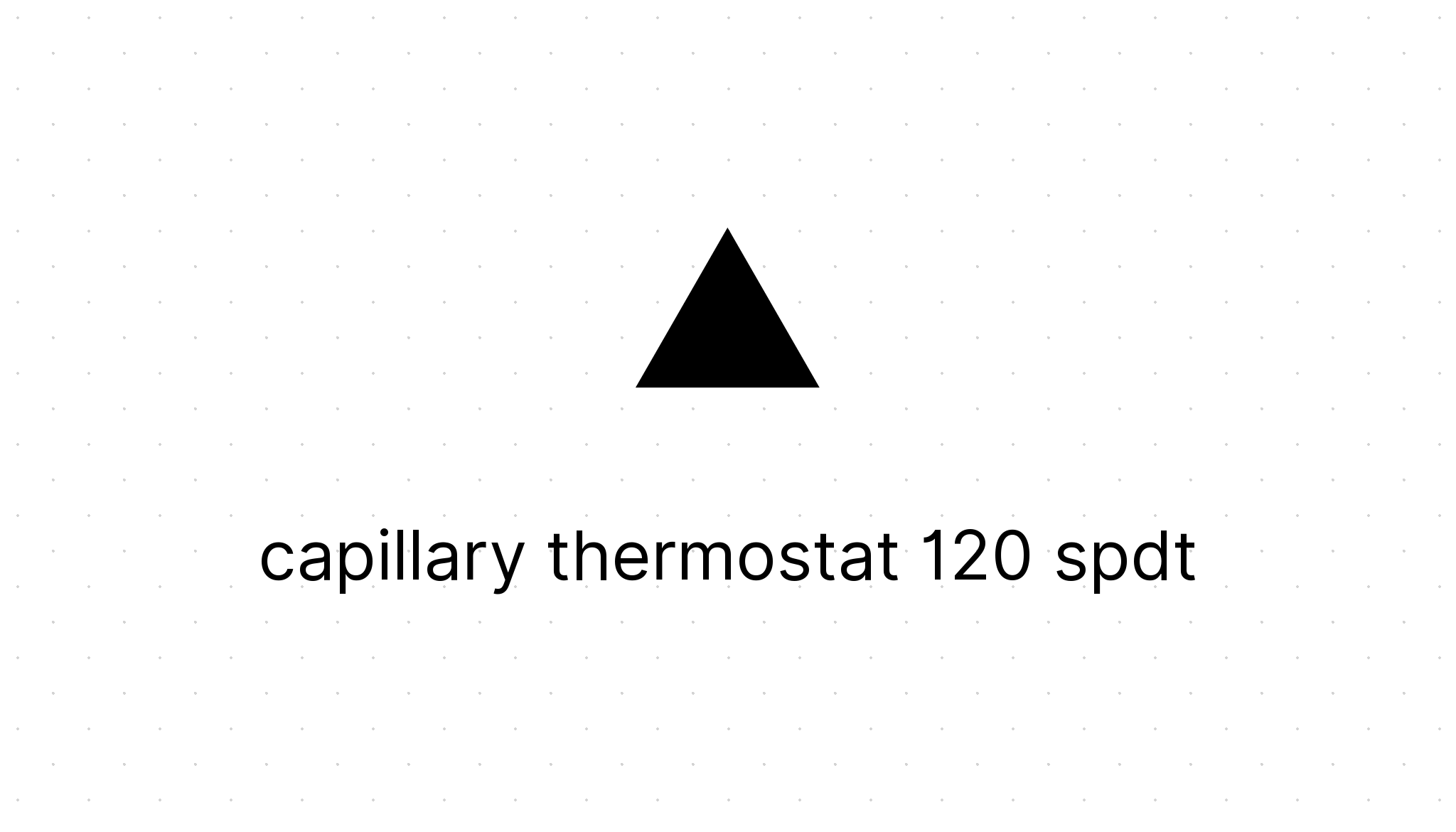 RS PRO Capillary Thermostat, +120°C Max, SPDT, Automatic Reset, Panel Mount