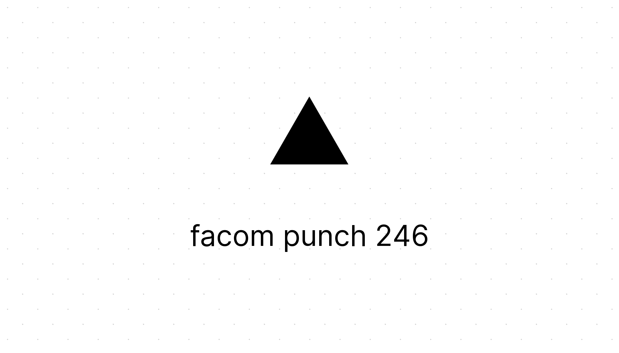 FACOM 246.2 - Drift punches for spring pins