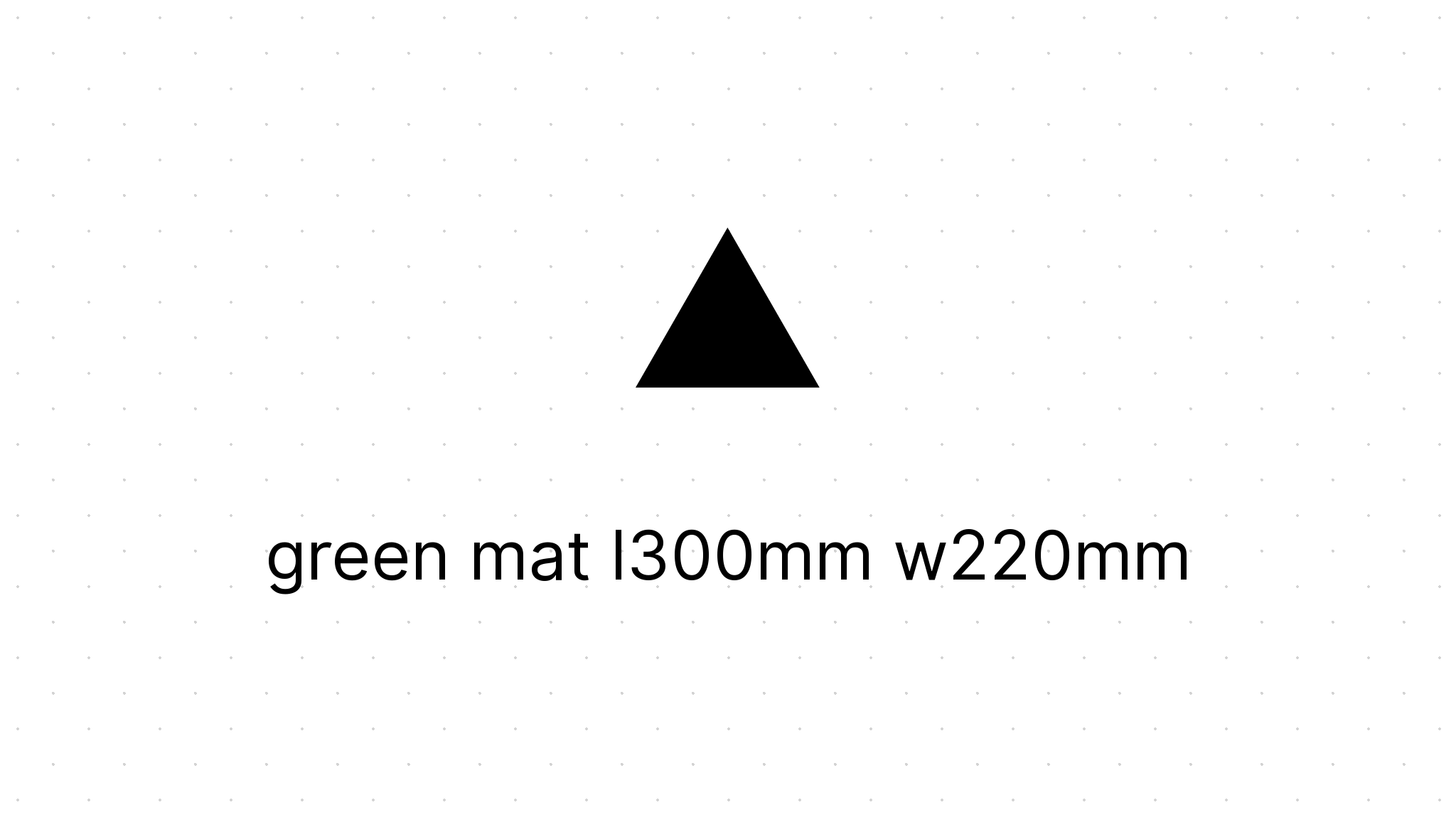 RS PRO 10mm Green Cutting Mat, L300mm x W220mm