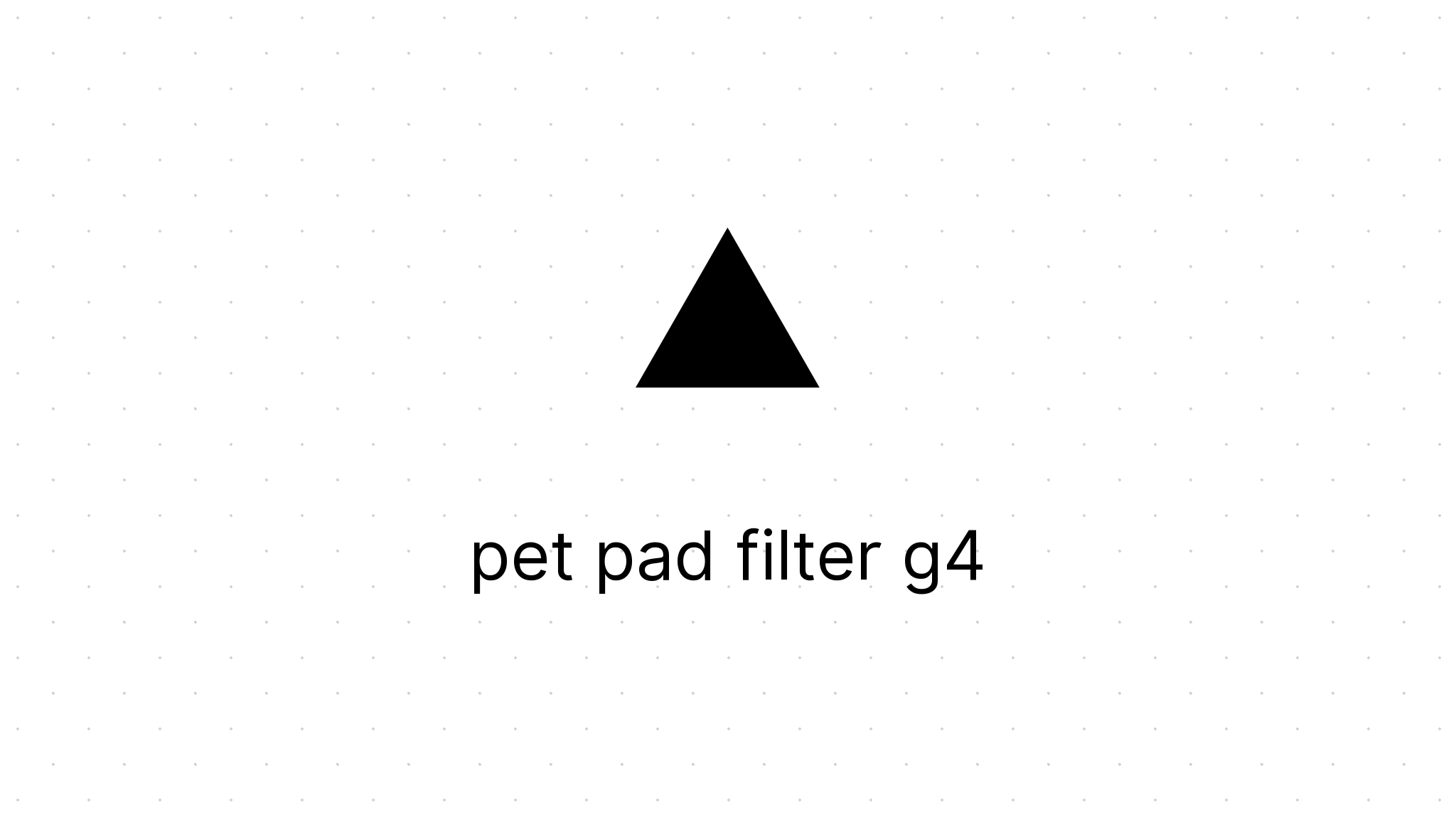 RS PRO PET Pad Filter, G4 Grade, 394 x 495 x 45mm