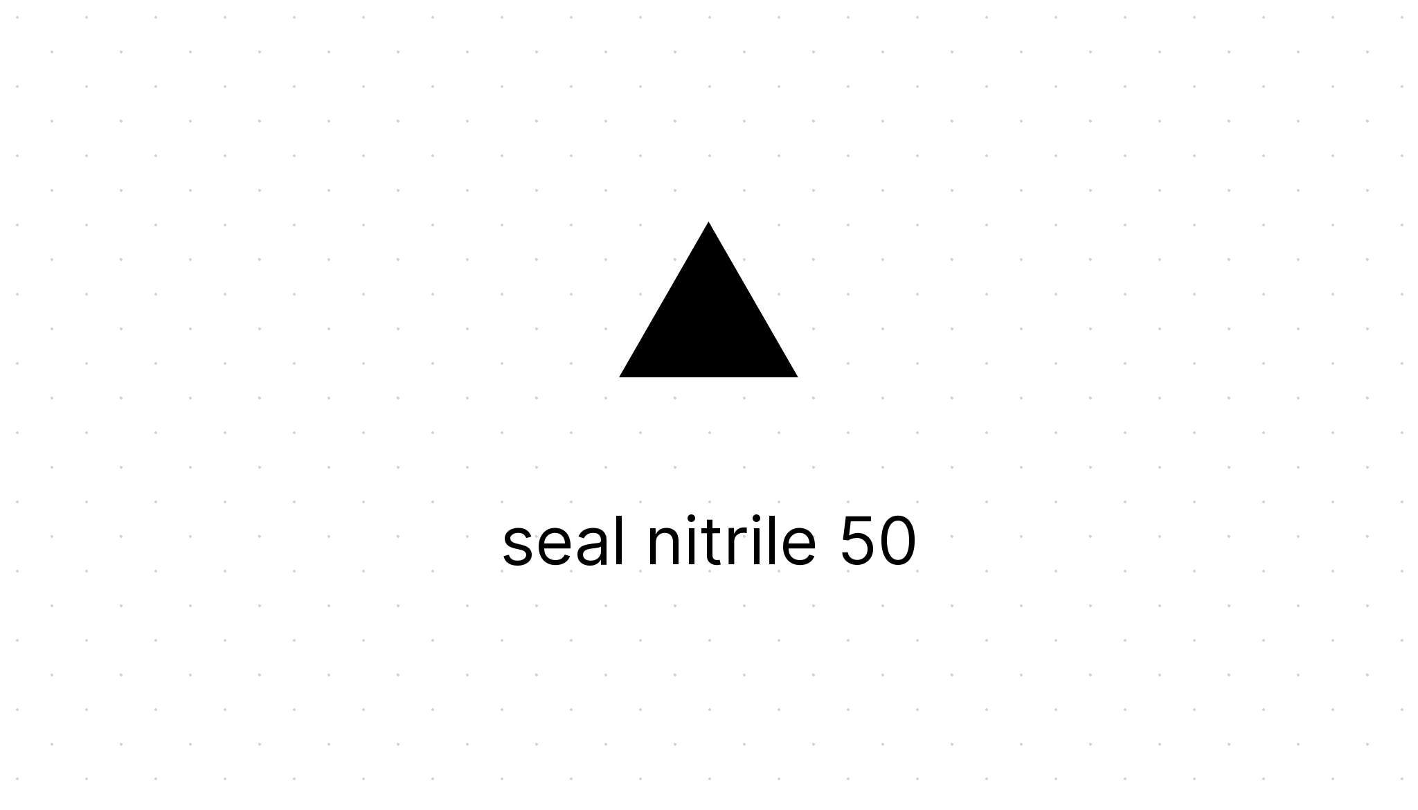 RS PRO Nitrile Rubber Seal, 50mm ID, 72mm OD, 8mm